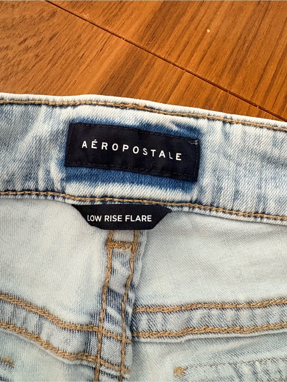 Aeropostale Light Blue Flare Jeans - Picture 2 of 4